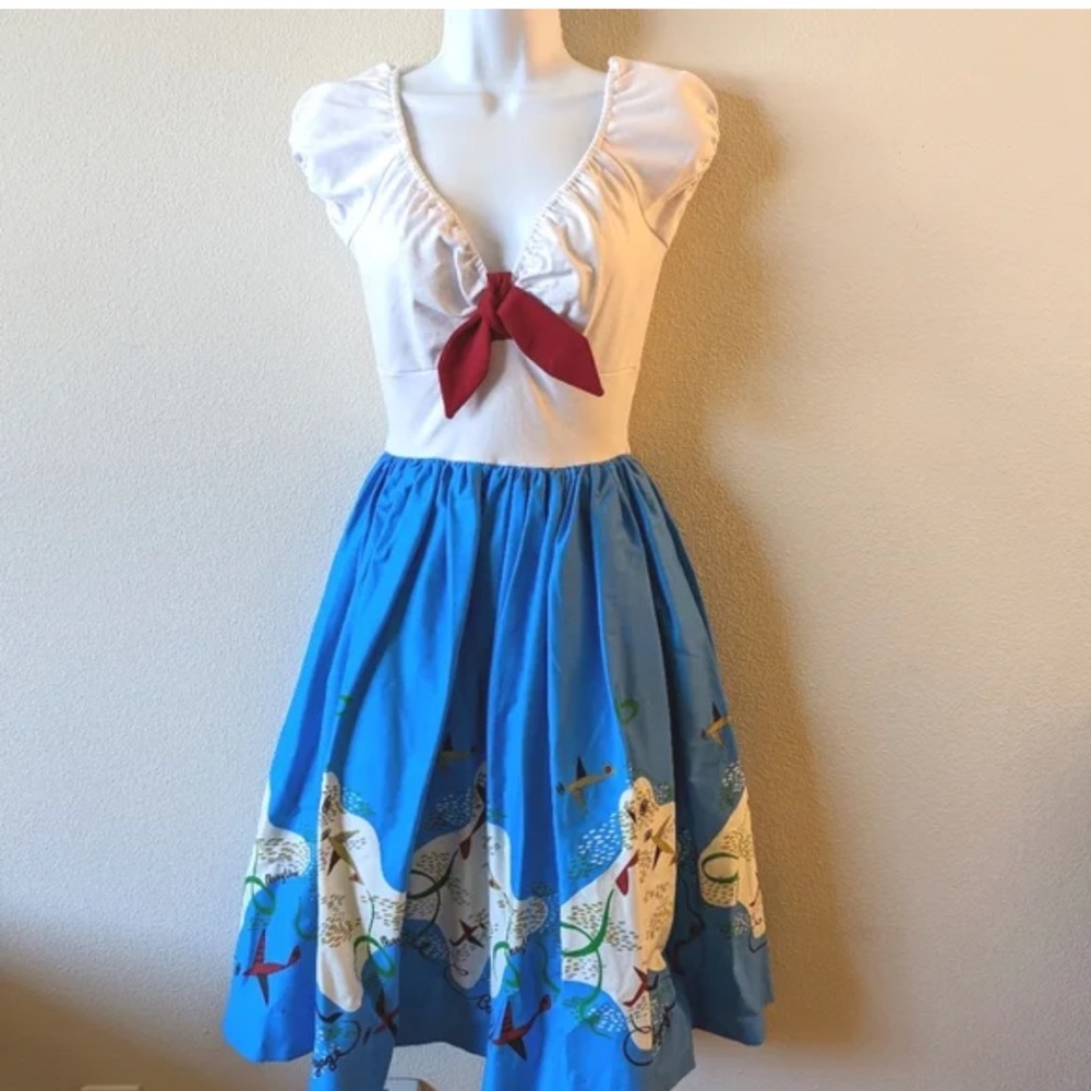 Pinup Couture Mary Blair Bon Voyage Dress XL